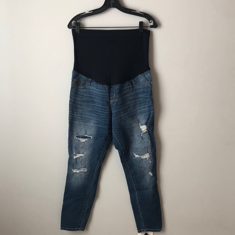 Liz Lange Maternity Ankle Skinny Jean Size Medium